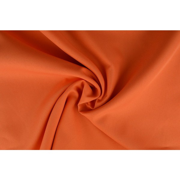 Brandvertragende texture stof oranje - 300cm breed