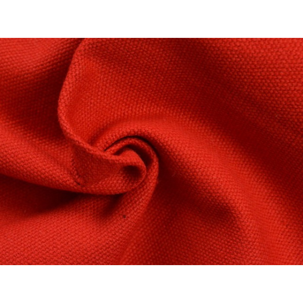 Canvas stof - Rood - Katoenen stof