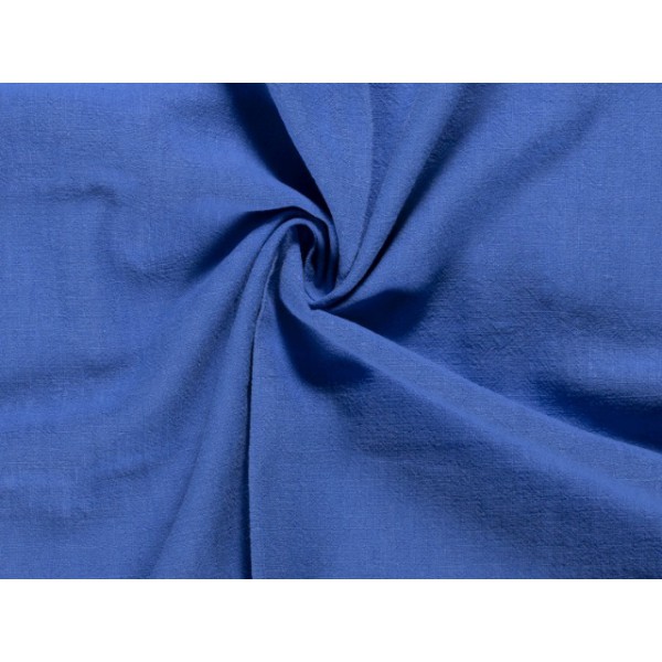 Gewassen linnen - Waterblauw - 2 meter