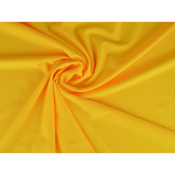 Lycra stof geel - Badpakkenstof