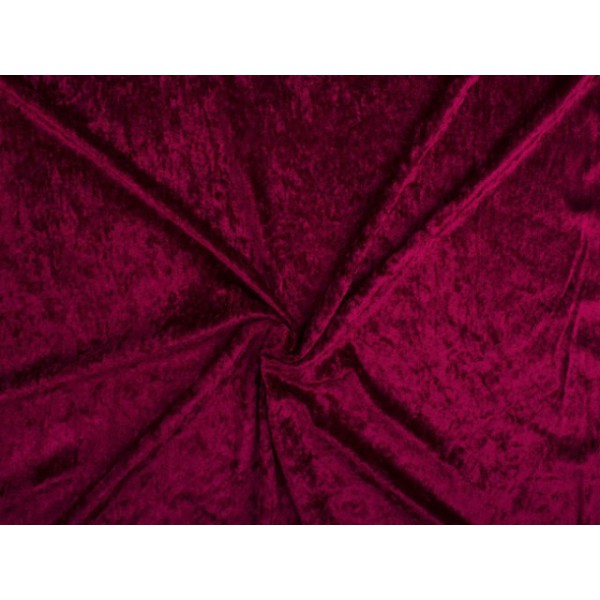 Velours de panne - Bordeaux rood - 2 meter