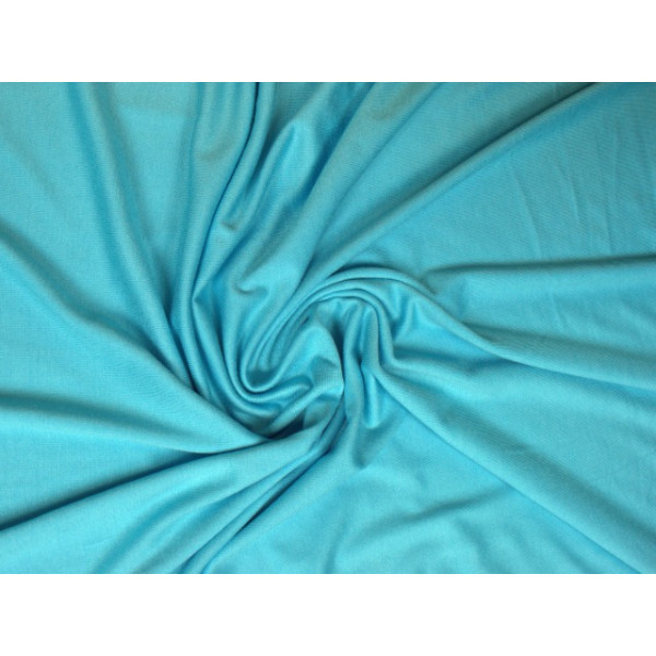 Viscose tricot - Aqua blauw