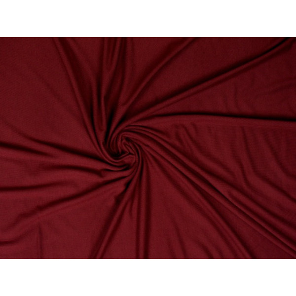 Viscose tricot - Bordeaux rood