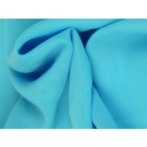 Chiffon stof - Aqua blauw
