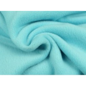 Fleece stof - Aqua blauw