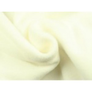 Fleece stof - Gebroken wit