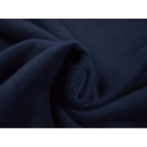 Fleece stof - Marineblauw