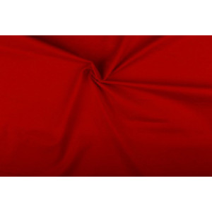 Katoen stof - Rood - 1 meter