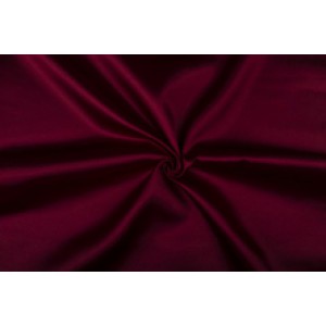 Satijn 50m rol - Bordeaux rood - 100% polyester
