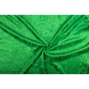 Velours de panne - Groen - 3 meter