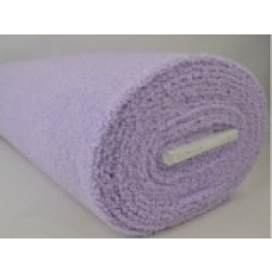 Teddy bont stof - Lavendel - Bouclé stof