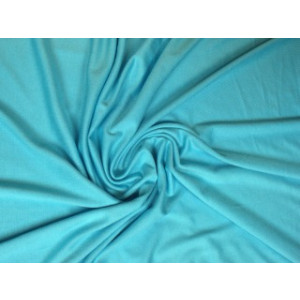 Viscose tricot - Aqua blauw