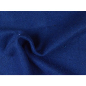 Wol stof - Cobaltblauw