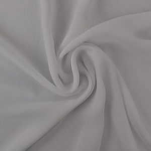 Witte chiffon stof