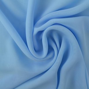 Chiffon stof baby blauw