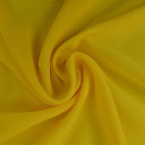 Gele chiffon stof