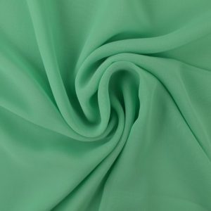 Mintgroen chiffon stof