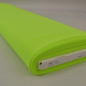 Chiffon stof limoengroen op rol