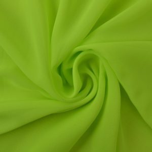 Chiffon stof limoengroen