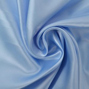 Baby blauw satijn stof