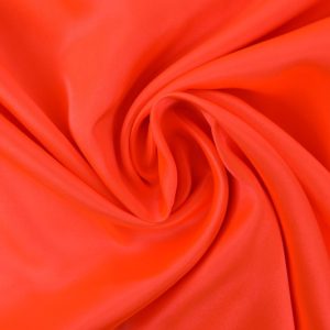 Neon oranje satijn stof