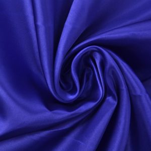 Donkerblauw satijn stof