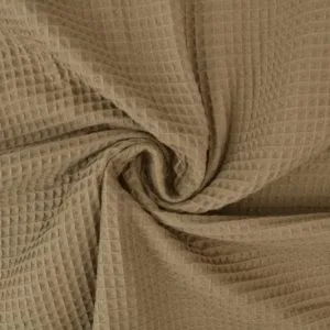 Wafelstof - Taupe