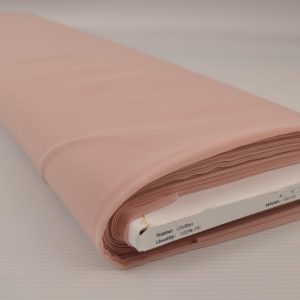 Chiffon stof dusty roze op rol