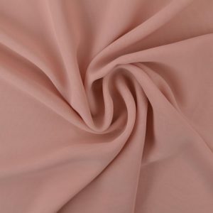 Chiffon stof dusty roze