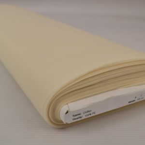 Chiffon stof champagne op rol