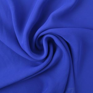 Donkerblauw chiffon stof