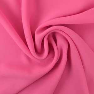 Roze chiffon stof