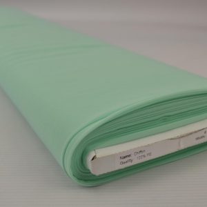 Chiffon stof licht mint op rol