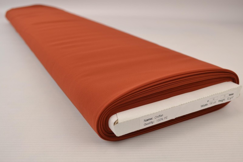 Chiffon stof koper op rol