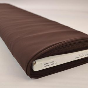 Chiffon stof bruin op rol