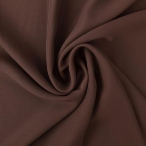 Chiffon stof bruin