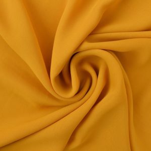 Chiffon stof okergeel