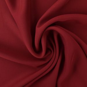 Bordeaux rood chiffon stof