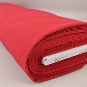 Rode brandvertragende stof 300cm breed op rol