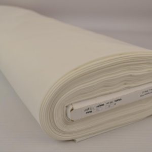 Gebroken wit brandvertragende stof 300cm breed op rol