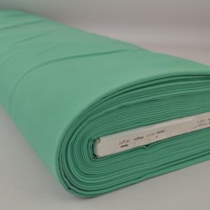 Mintgroene brandvertragende stof 300cm breed op rol