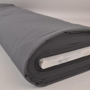 Donkergrijs brandvertragende stof 300cm breed op rol