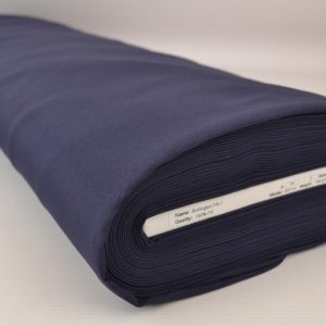 Navy brandvertragende stof 300cm breed op rol