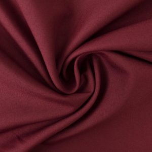 Brandvertragende bordeaux rode stof 300cm breed