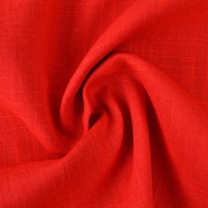 Linnen viscose - Rood