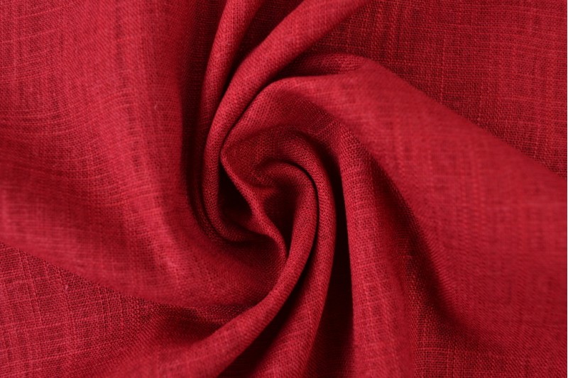 Linnen viscose - Bordeaux rood