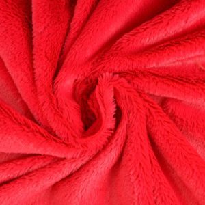 Zachte bont stof - Rood