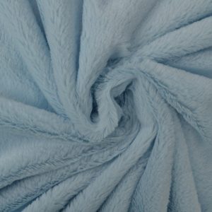 Zachte bont stof - Baby blauw