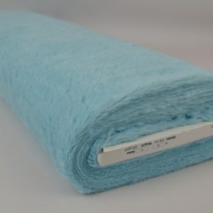 Zachte bont stof - Aqua blauw - Rol