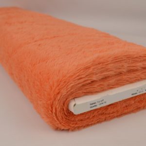 Zachte bont stof - Oranje - Rol